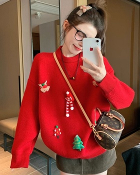 Thick pullover christmas niche autumn and winter sweater