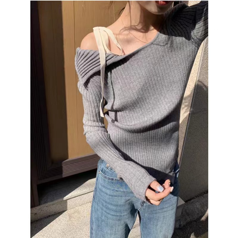 Slim sweater fashion bottoming shirt for women