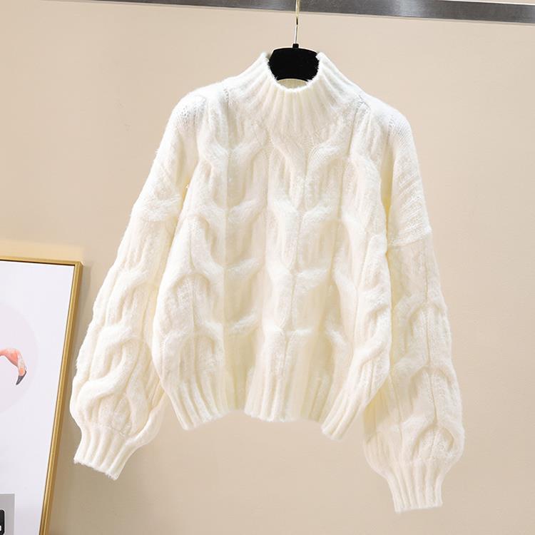 Lantern sleeve Korean style autumn and winter sweater