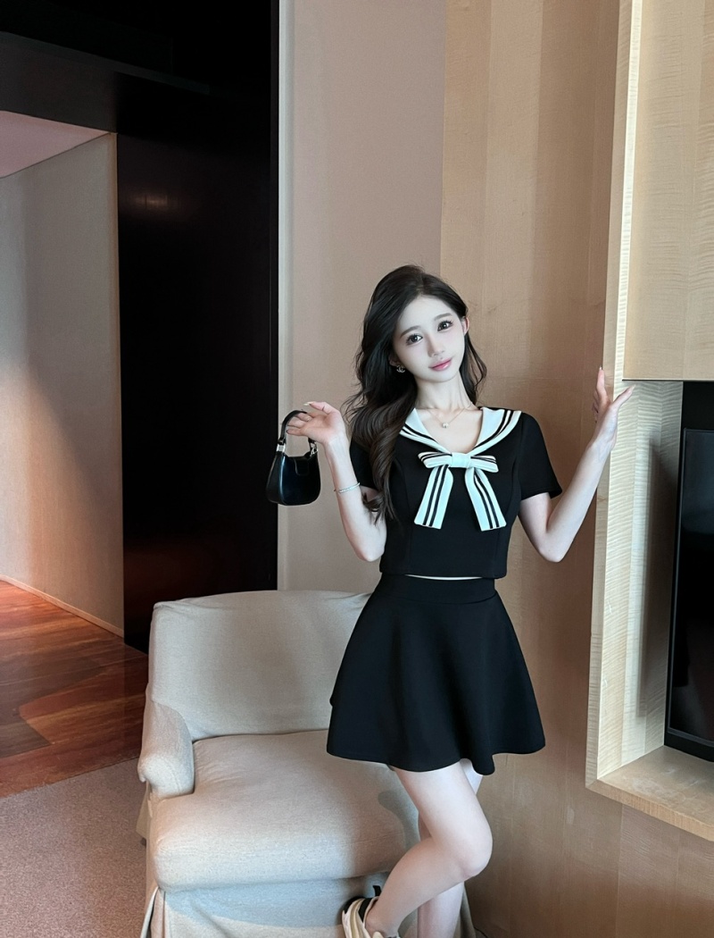 Sexy uniform short work clothing 2pcs set