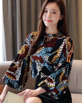 Retro Korean style shirt Western style tops