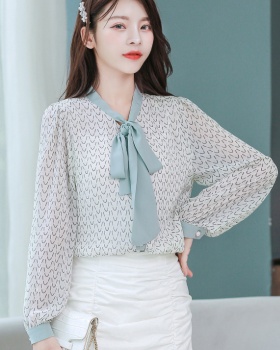 Fashion bottoming shirt spring chiffon shirt for women