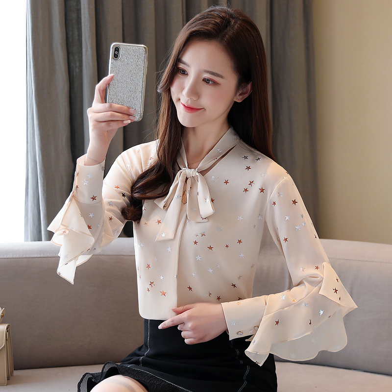 Frenum small shirt chiffon shirt for women