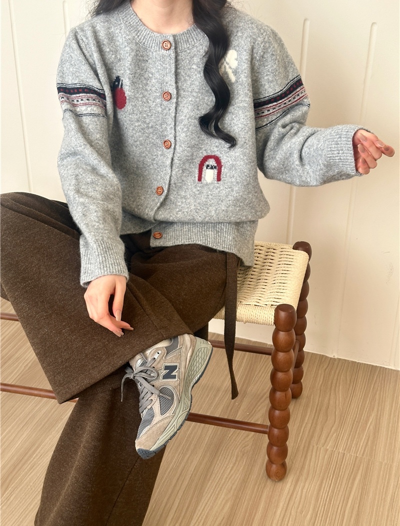 Korean style all-match loose sweater spring knitted tops