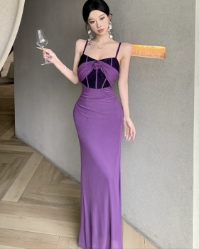 Package hip temperament long dress enticement dress