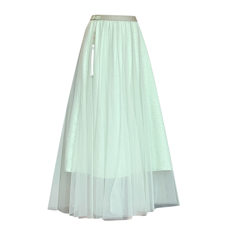 High waist skirt slim long skirt for women