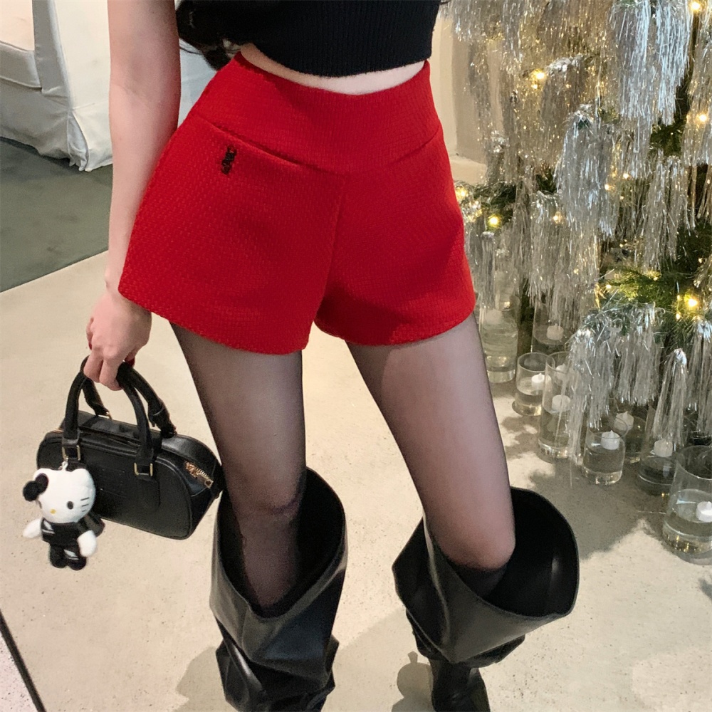 Casual shorts wide leg boots pants for women