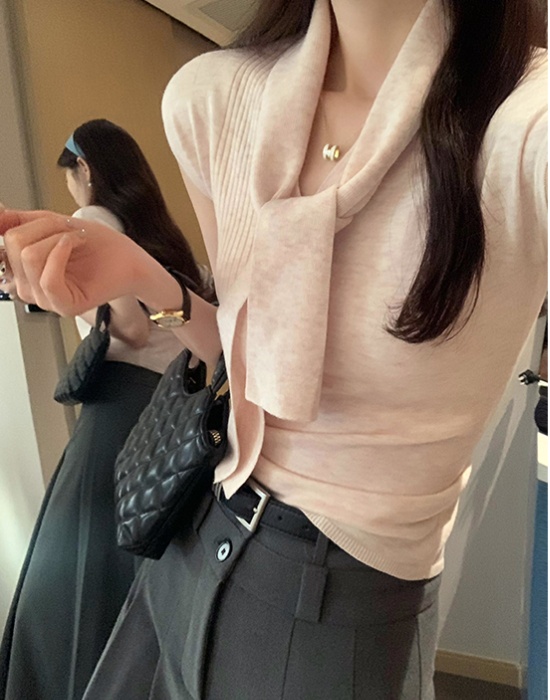 Frenum France style sweater Korean style primer vest for women