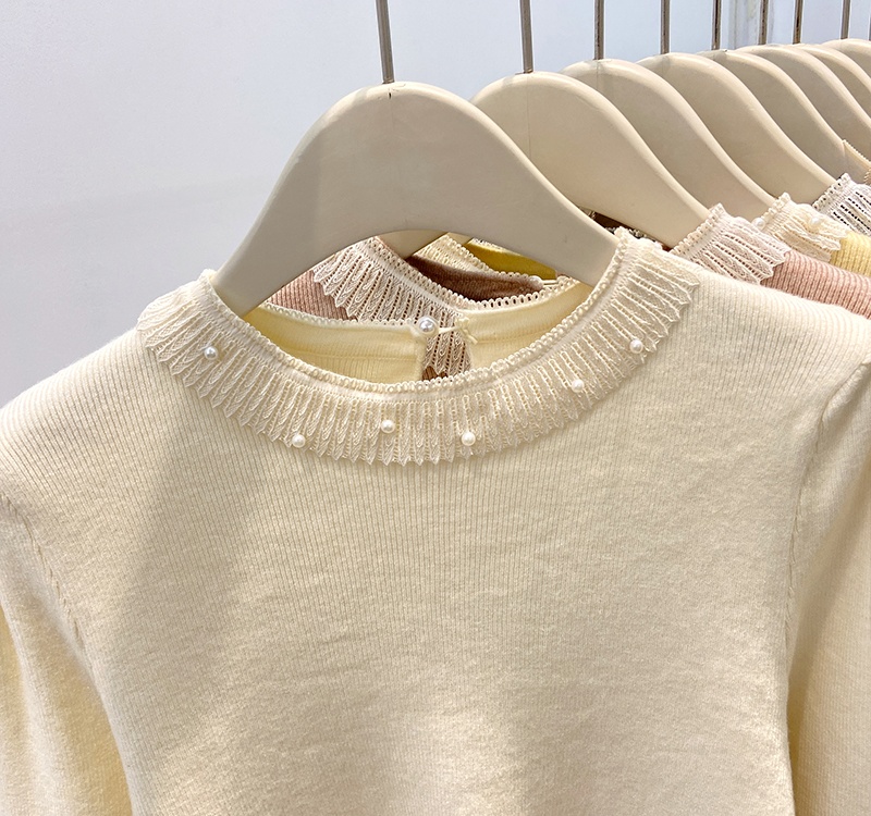 Beading tops inside the ride sweater for women