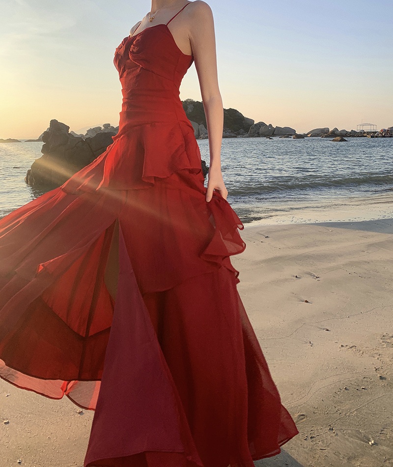 Big skirt vacation long dress temperament dress