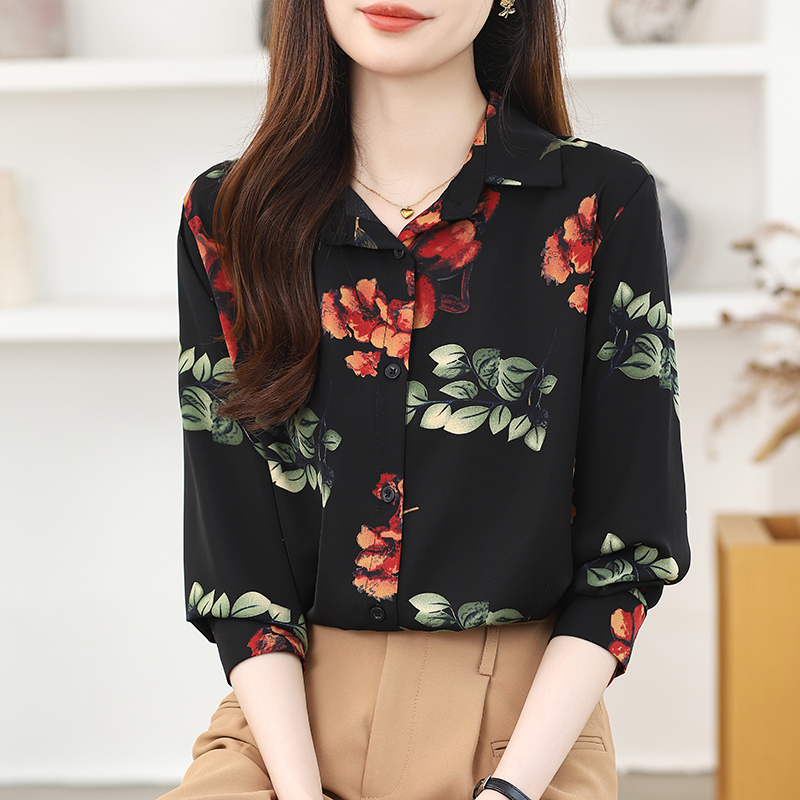 Fashion Korean style shirt chiffon tops for women