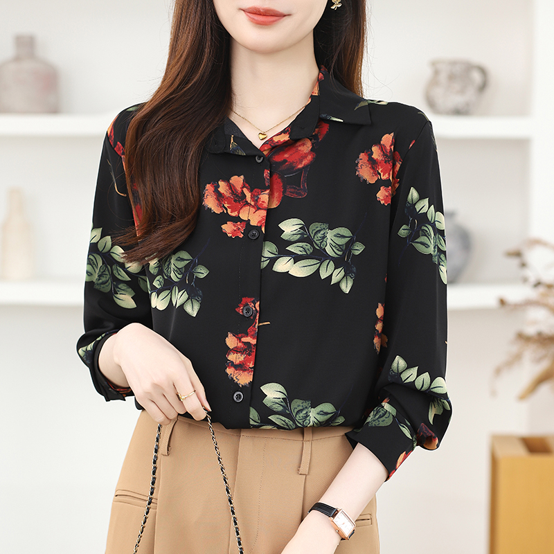 Fashion Korean style shirt chiffon tops for women