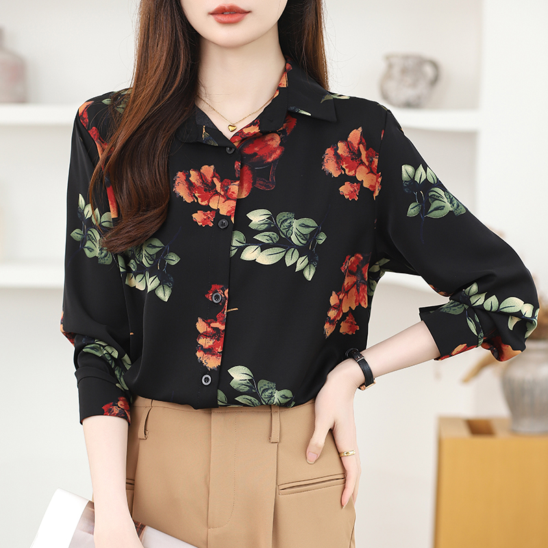 Fashion Korean style shirt chiffon tops for women