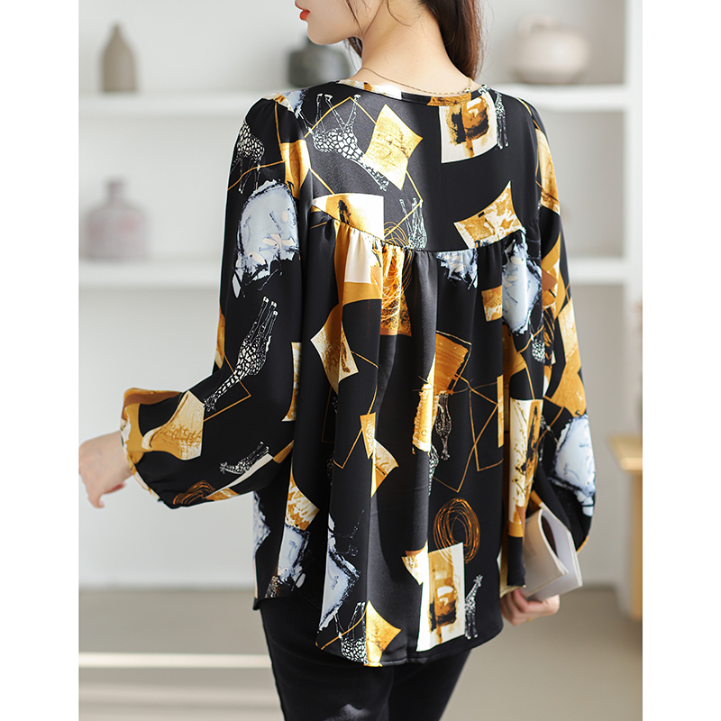 Korean style chiffon shirt Japanese style shirt for women