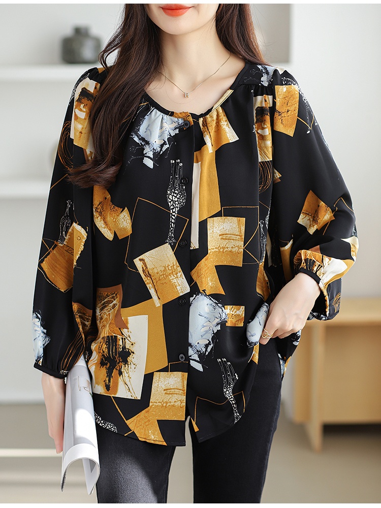 Korean style chiffon shirt Japanese style shirt for women