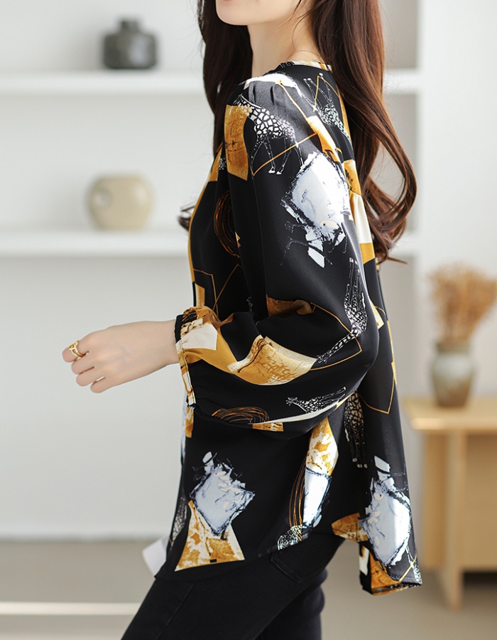 Korean style chiffon shirt Japanese style shirt for women