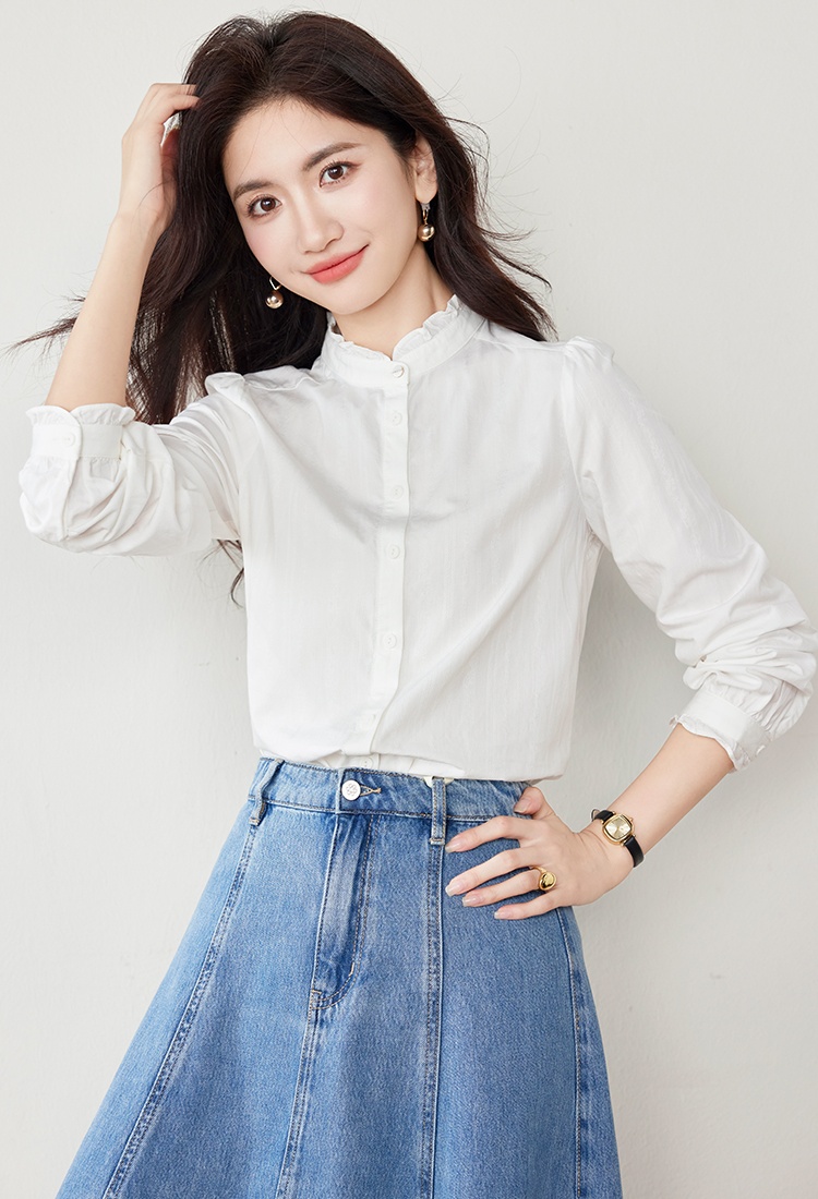 All-match Casual tops fashion shirt for women