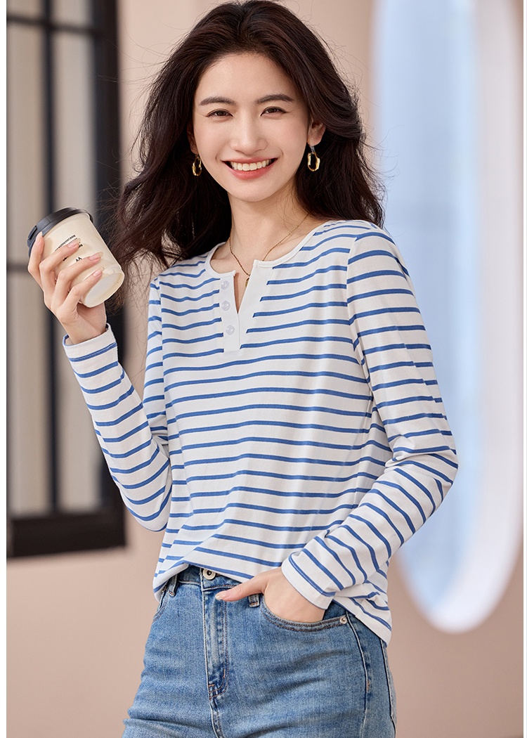 Show young fashion bottoming shirt all-match loose T-shirt