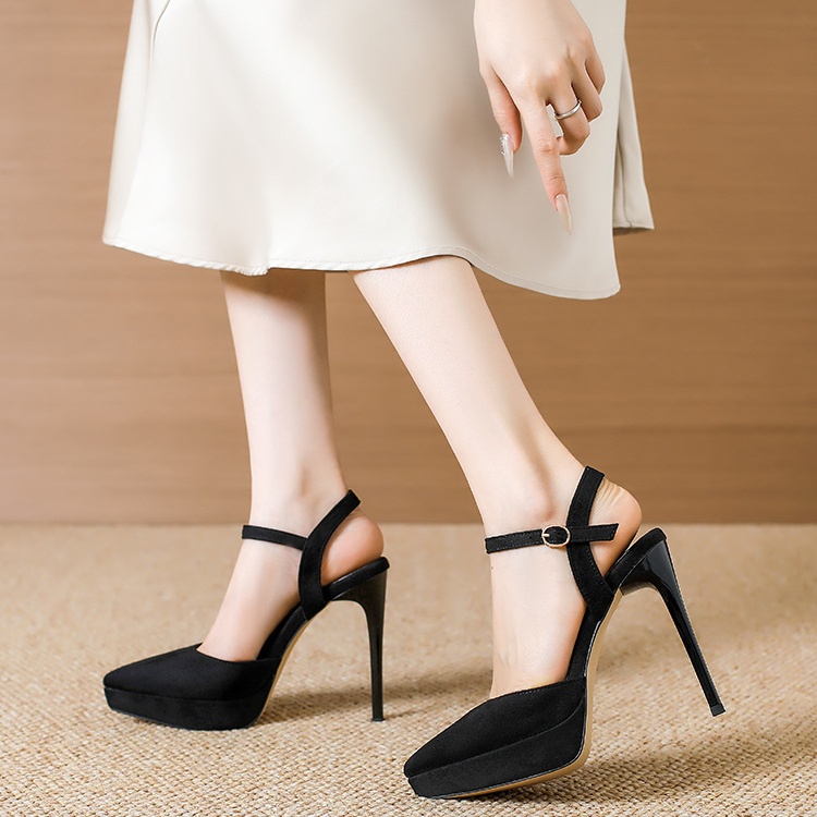 Catwalk platform all-match high-heeled shoes for women