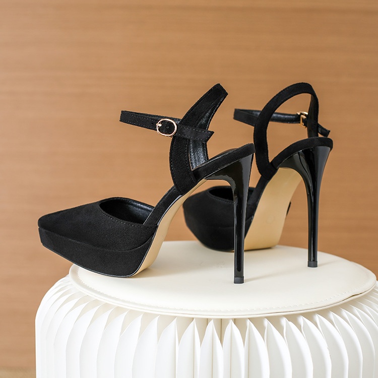 Catwalk platform all-match high-heeled shoes for women