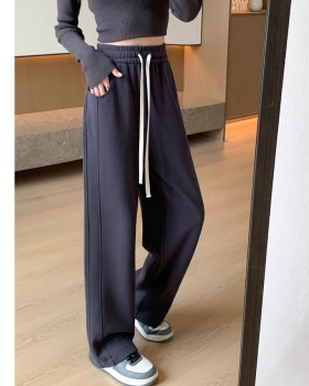 Spring and autumn sweatpants wide leg pants for women