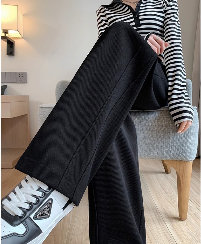 Spring and autumn sweatpants wide leg pants for women