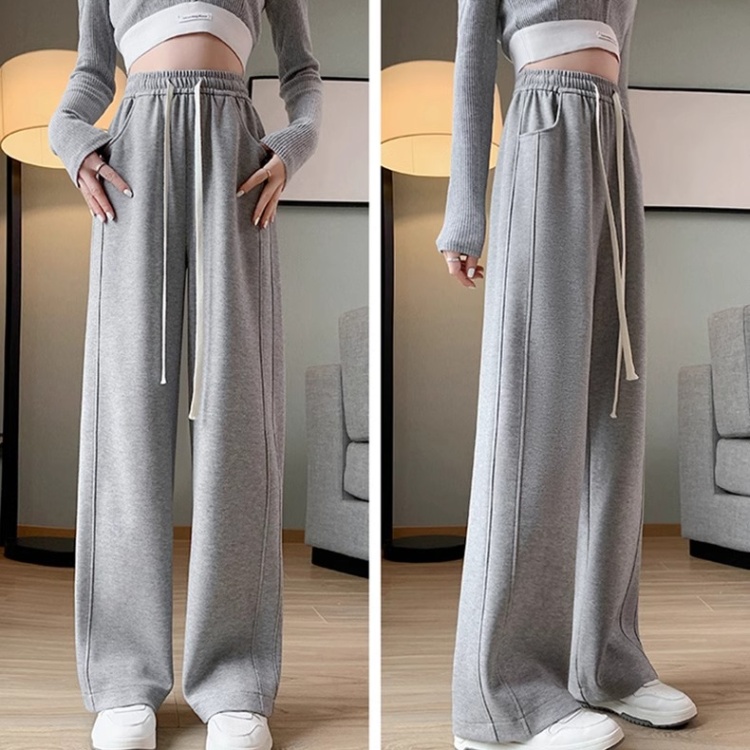 Spring and autumn sweatpants wide leg pants for women