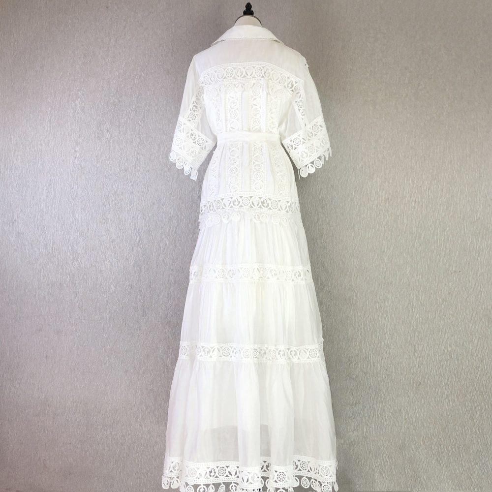 Retro court style dress France style long dress