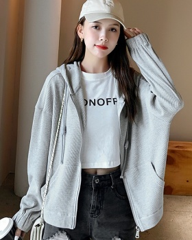 Spring and autumn loose jacket Casual sports hoodie