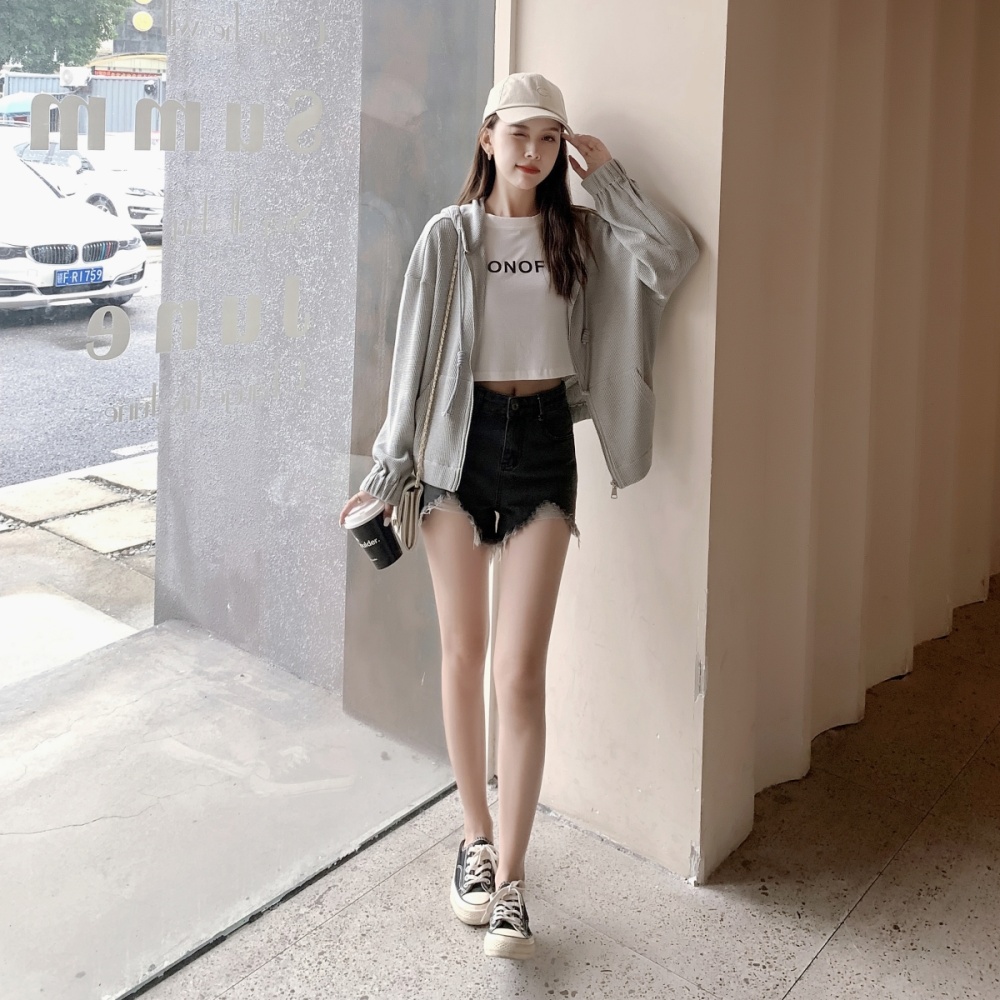 Spring and autumn loose jacket Casual sports hoodie