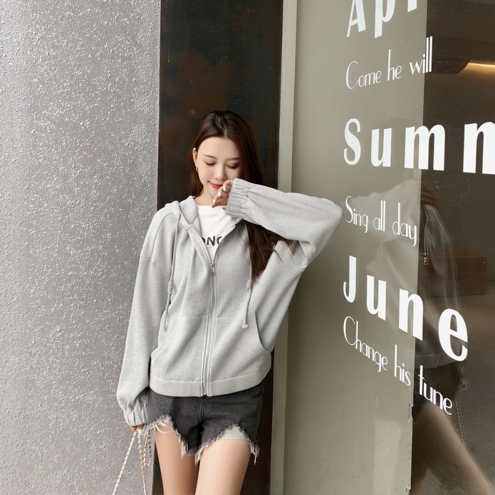 Spring and autumn loose jacket Casual sports hoodie