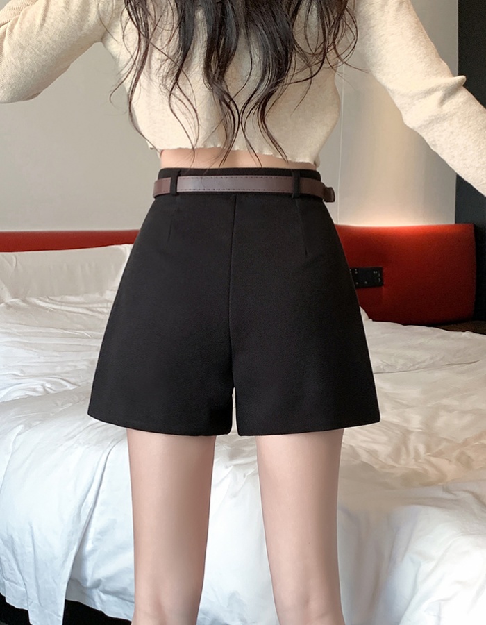 Wide leg boots pants winter shorts for women