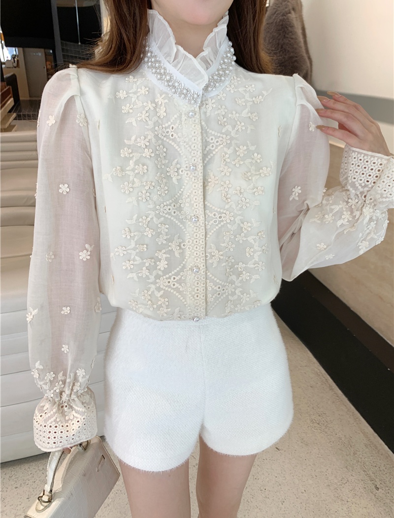 Fashion spring tops Chinese style shirt