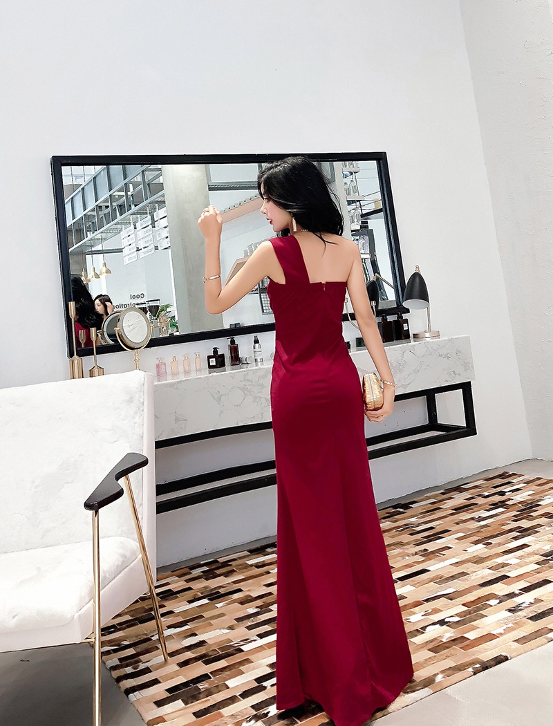 Temperament slim formal dress sexy evening dress for women