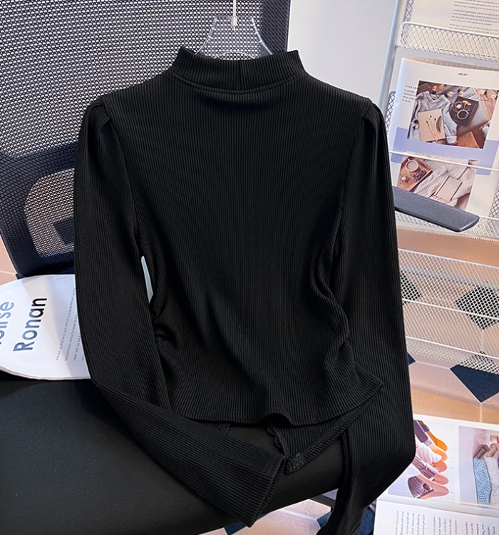 Bottoming spring V-neck lace sweater for women