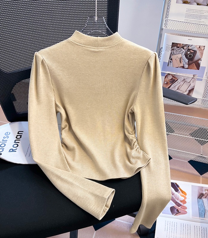 Bottoming spring V-neck lace sweater for women