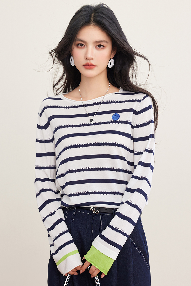 Loose casual sweater lazy slim T-shirt for women