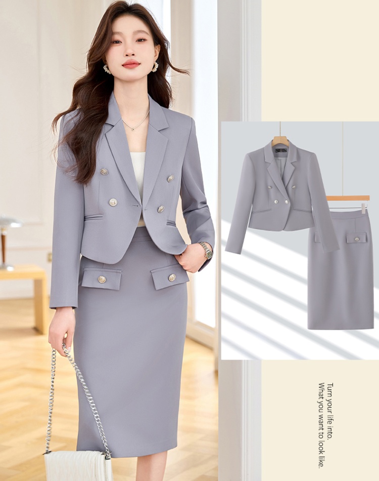 Temperament business suit Casual skirt 2pcs set for women