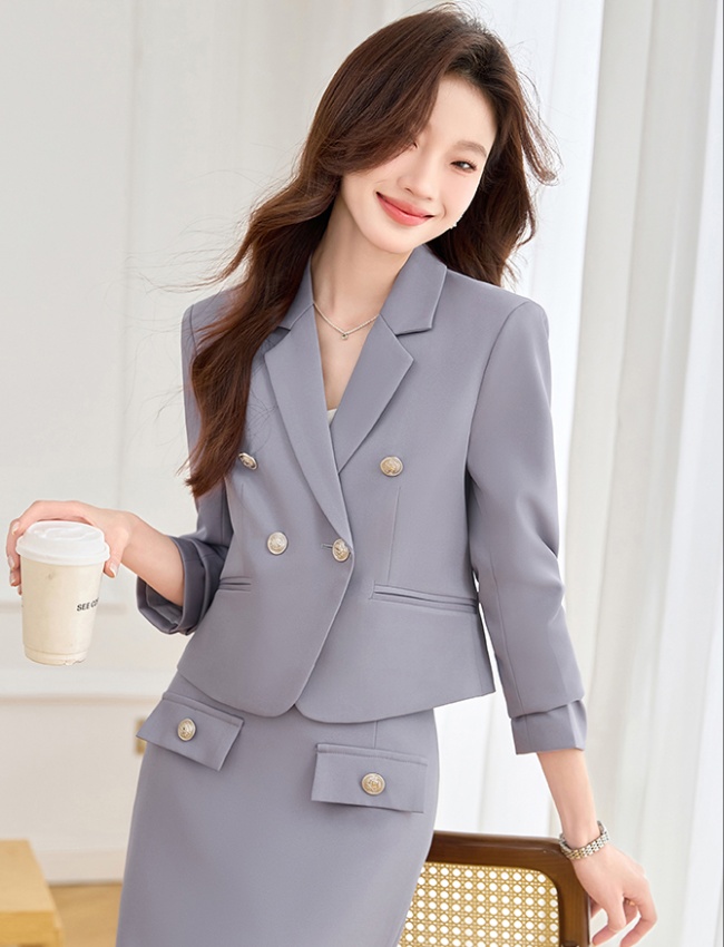 Temperament business suit Casual skirt 2pcs set for women