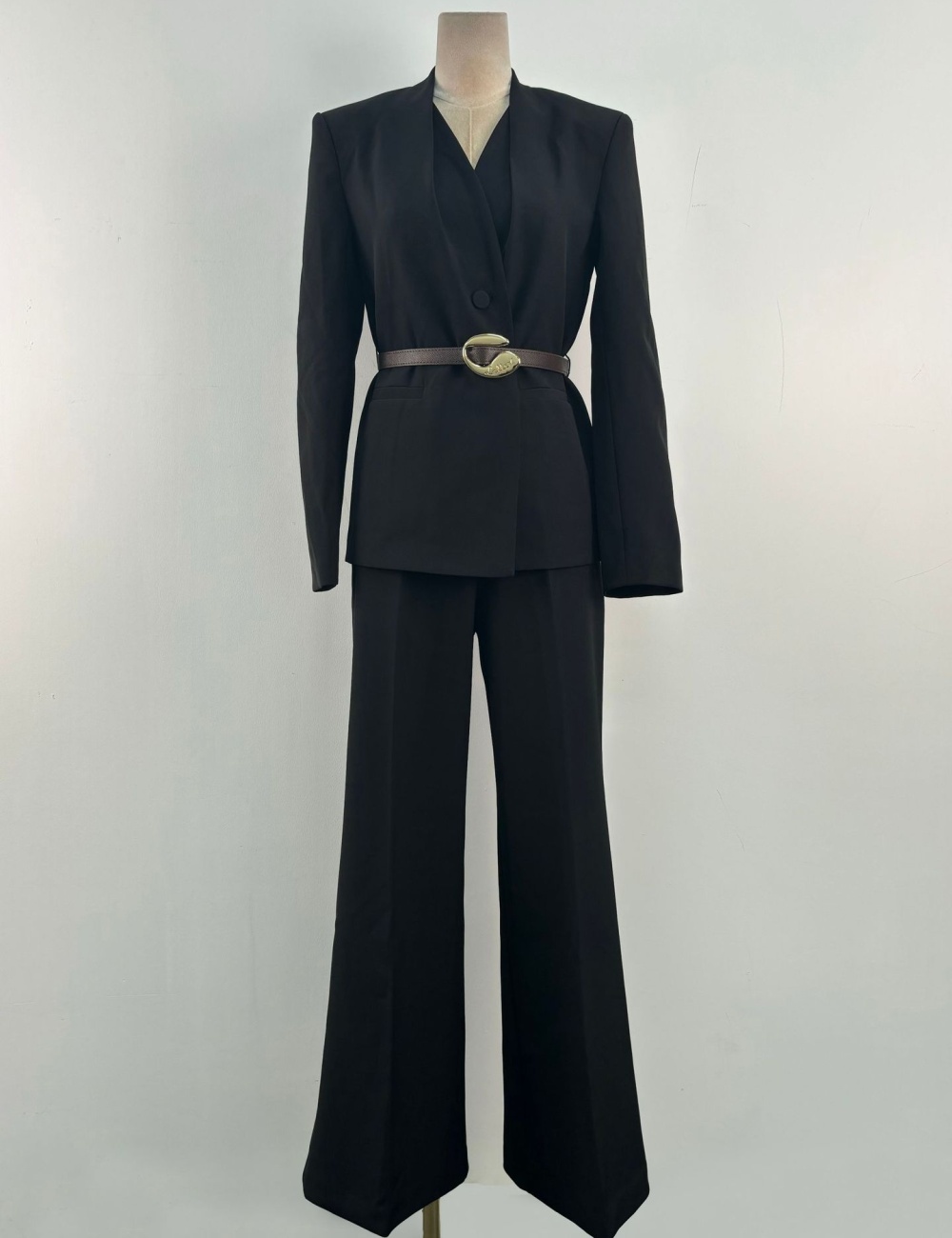 Fashion long pants commuting business suit 2pcs set