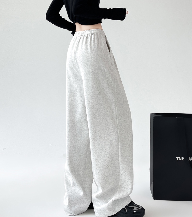 Spring loose sweatpants Casual wide leg pants for women