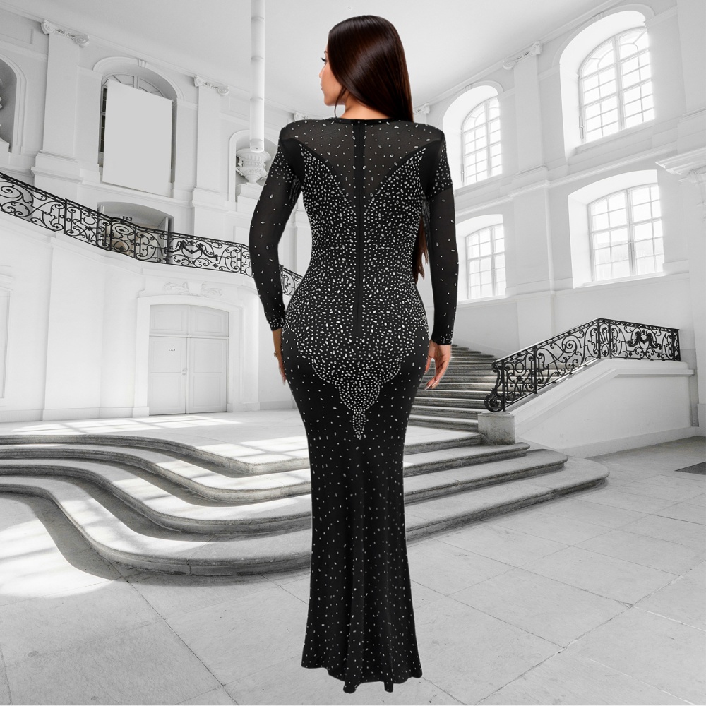 Fashion rhinestone European style sexy dress for women