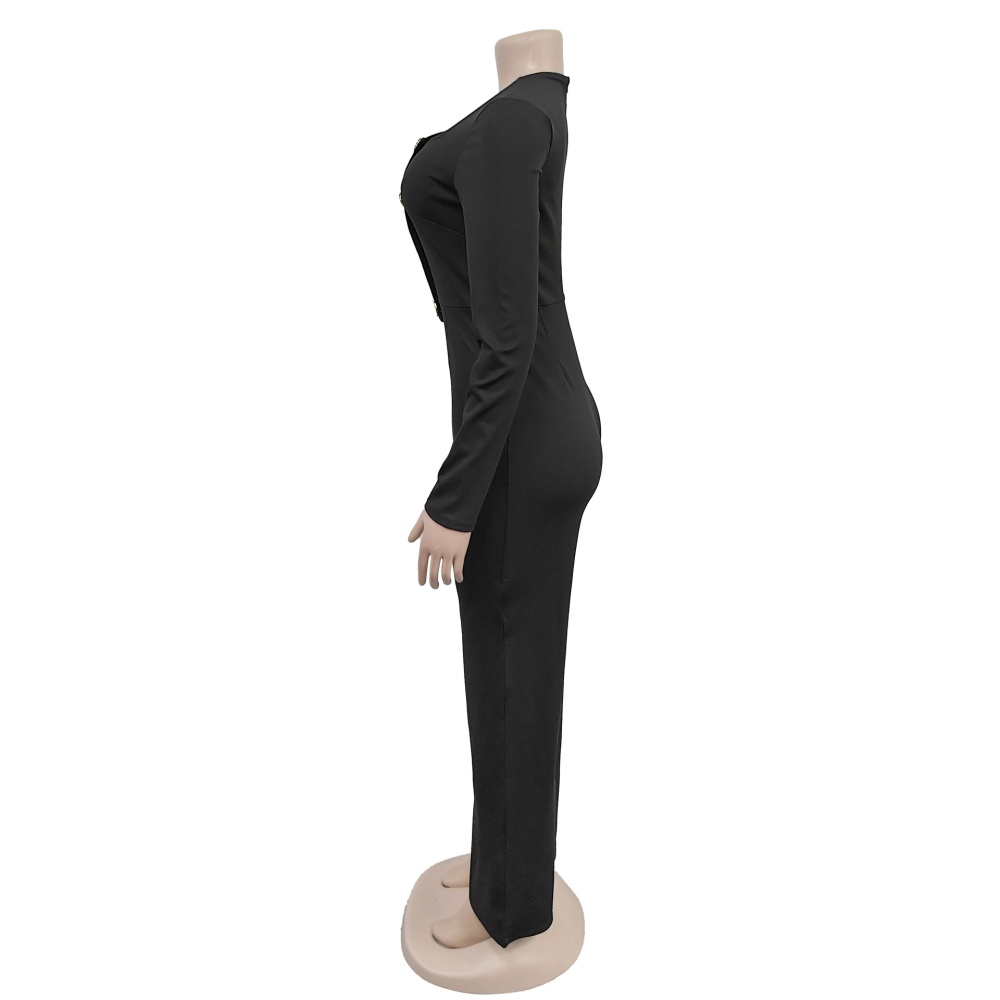 European style jumpsuit slim long pants for women