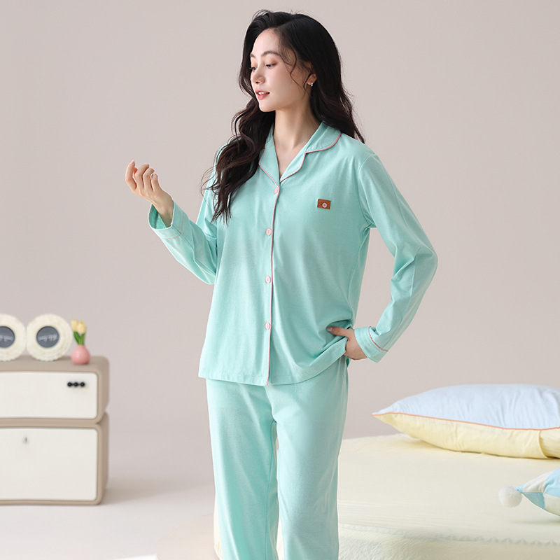 Large yard cotton pajamas a set for women