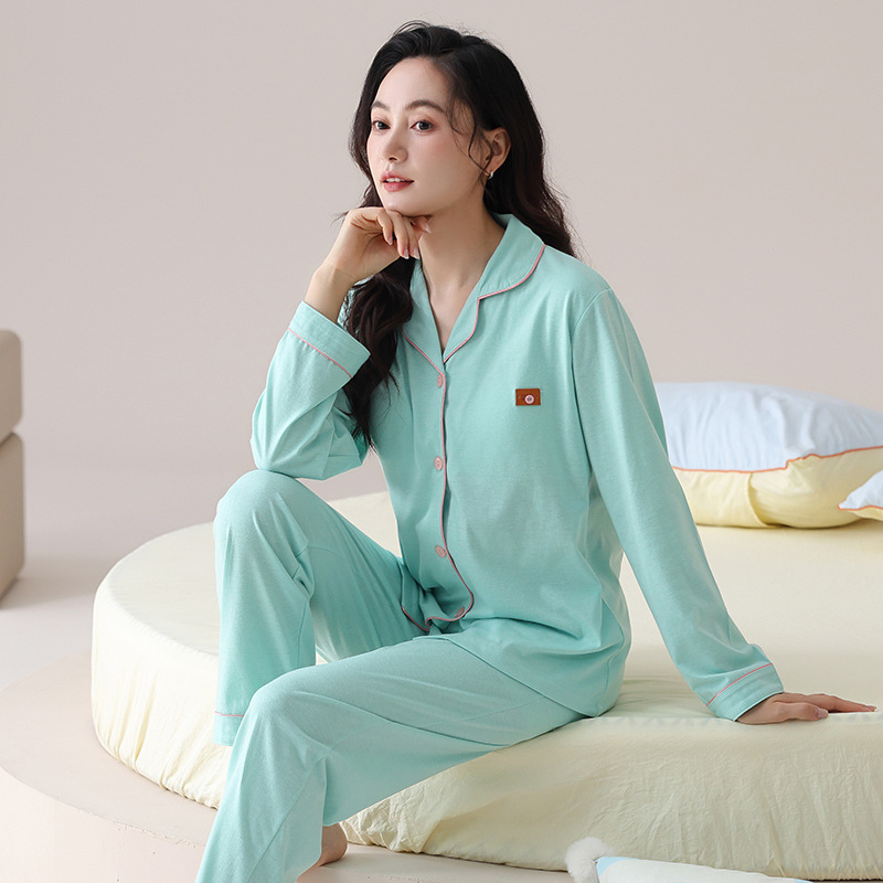 Large yard cotton pajamas a set for women