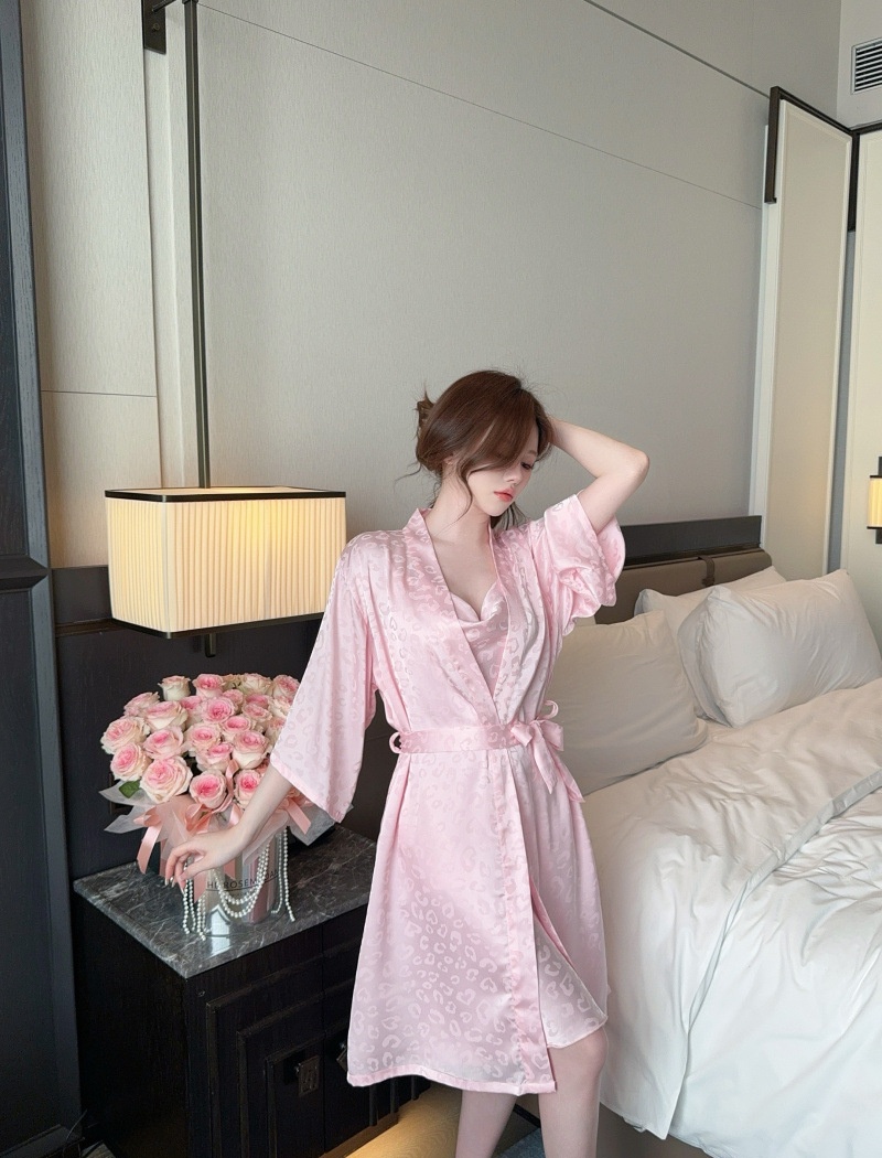 Sling nightgown homewear pajamas 2pcs set for women