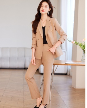 Temperament coat autumn business suit 2pcs set for women