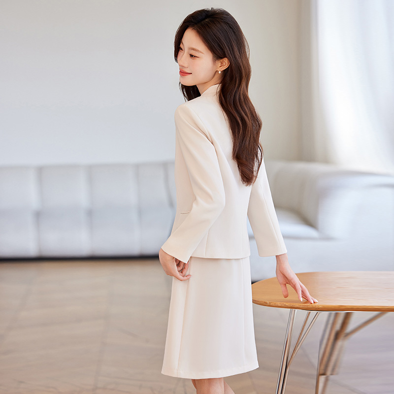 Temperament coat show young business suit 2pcs set