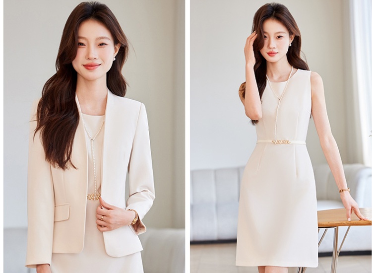 Temperament coat show young business suit 2pcs set