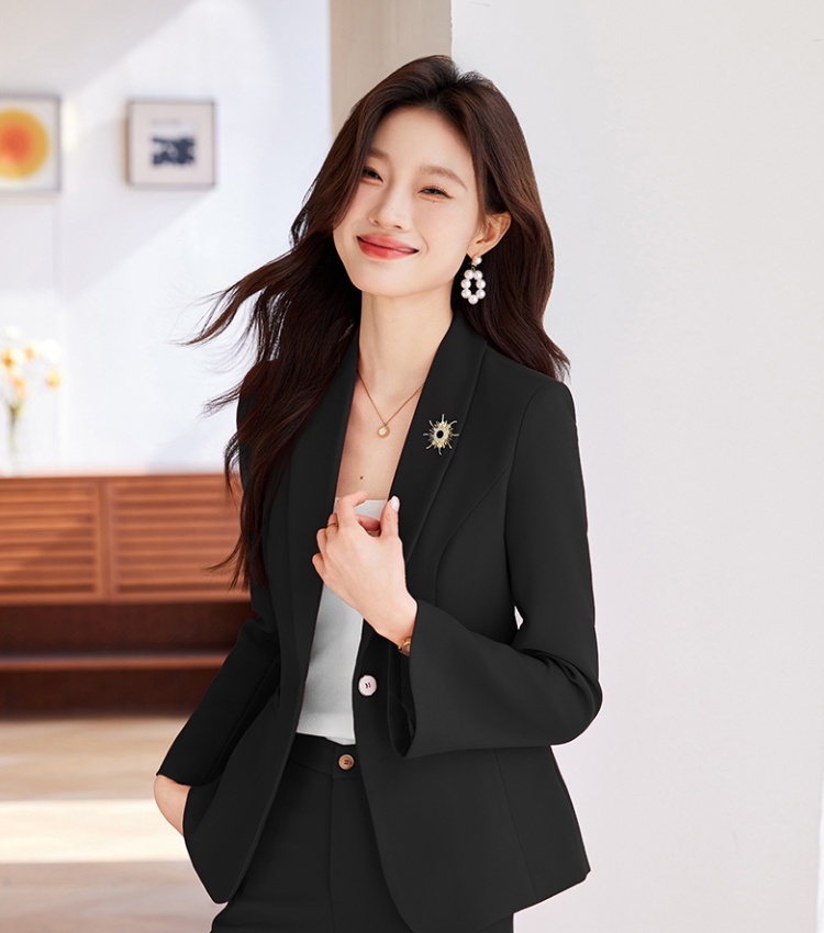 Korean style autumn coat temperament business suit for women